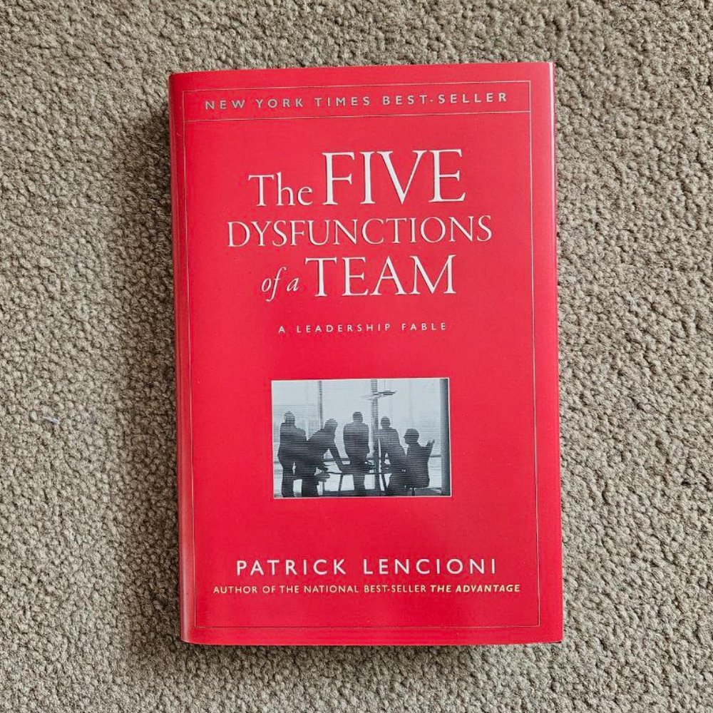 4/$20 The Five Dysfunctions of a Team by Patrick Lencioni - Hardcover